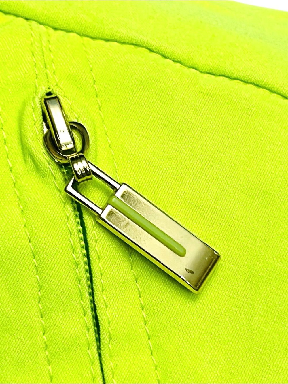 Jamie Sadock Shorts Golf Tennis Vibrant Yellow/Lime Zip/Pockets Stretch Sz 6 - Picture 5 of 13